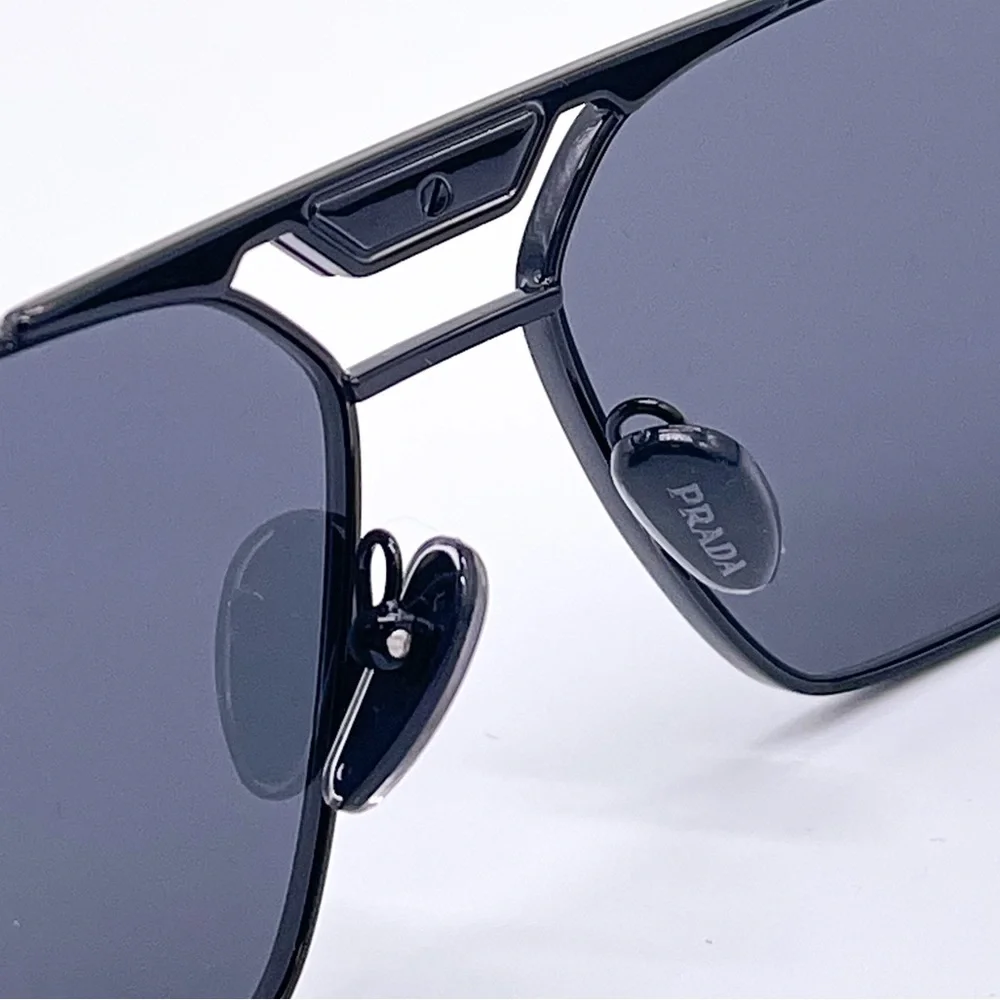 NEW PRADA PR58YS 1AB5S0 UNISEX EYEWEAR PRADA SPR 58Y BLACK SUNGLASSES PR 58YS